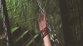 Fetish Girls Scene-3_brunette in Latex Lingerie Enjoys a Dildo and Her Tied-up Friend's Cock