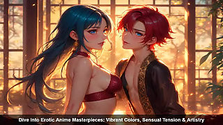 Dive Into Erotic Anime Masterpieces Vibrant Colors, Sensual Tension Artistry