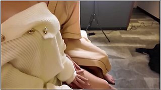 [personal Shooting] Cuckold Squirting And Drinking (1) / Amateur / Big / Beautiful Breasts / Gonzo / Pant Voice
