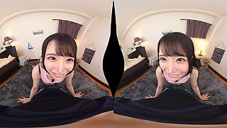 POV VR porn in 4k - amateur fetish hardcore with shy Japanese chick