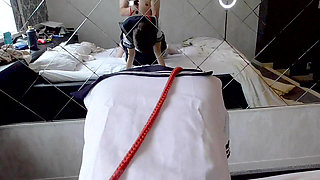 Mayu No63, Deepthroat, Striped Panties Sailor Clothes, Anal Tail