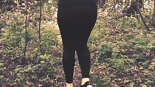 Milf Running In The Forest, Only Running Nothing More