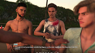 Dominos Beach 5 Sfw Walkthrough: Jhon Meets Rebels Gang New Friends & Beach Alliance Tease