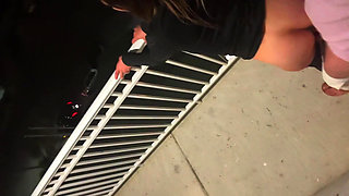 Risky Hotel Balcony Fuck and Beach Sex