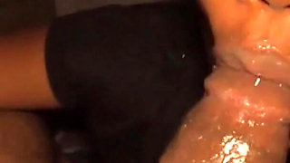 Facial Cumload This One Ebony Slut