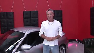 Big Boob Babes Garage Party: Pussy Fucking and Cock Sucking with Dildo Play