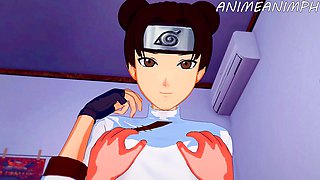 Unaware animation, tenten 3d, naruto shippuden samui
