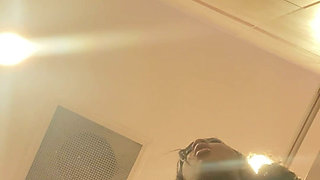 Quick Nut Solo Masturbation in Walmart Bathroom