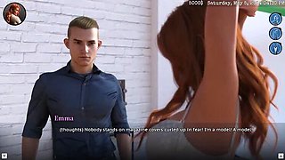 Andrew Grabs Emma's Oil Slick Ass - Amateur MILF Step Sister Anal & Big Tits Fucking