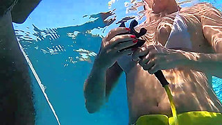 All Natural MILF Julia North Underwater Anal in the Pool