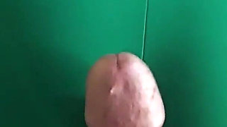The Brazilian Soccer Team Fan Squeezed My Cock with Her Ass Before Going to Watch the Game