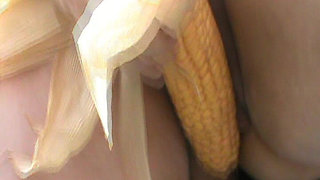 Corncub on the Car Jerking off