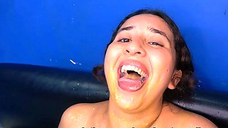 Amateur MILF blowjob cumshot