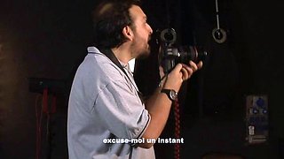 Sexy blonde teen Britney Young railed by a huge black shaft