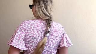 Girl No Panties Flashing Pussy and Tits Public Compilation