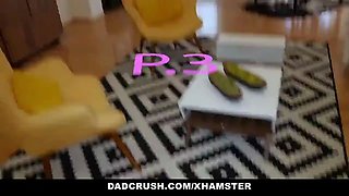 Dadcrush - horny step-daughter caught humping cushion