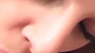 Katja gives nice blowy and swallows cum on her casting