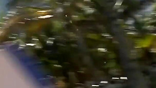 Horny big ass brunette gets fucked hard after pickup