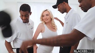 BLACKED Blonde Nymph Lexi Lore Goes AirTight At A House Party: Blowjob, Anal  Interracial Porn