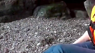 Lifejacket and Jeans on the Beach