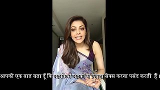 Indulge in Kajal Aggarwal's raw Indian charm with a sensual intimate reveal