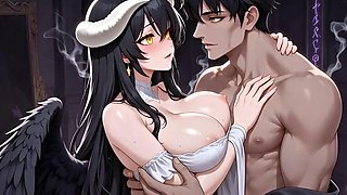 Albedo Succubus Magical Bonding Ritual Passionate Creampie Devotion Fantasy