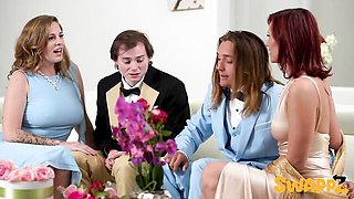 Kell Fire and Annie King are enjoying intensive foursome penetration