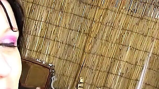 Shy neighbor bangs dirty mature Clarisse at shooting with condom