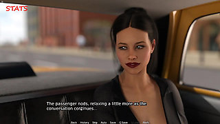 Wife Having Fun With Stranger Infront Of Cuckold Husband In Taxi