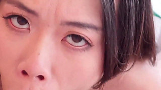 Asian Jade Sky Balls Deep Sucking Until You Burst POV