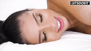 Cock sucking action with winning Marco Banderas and Briana Banderas from LetsDoeIt