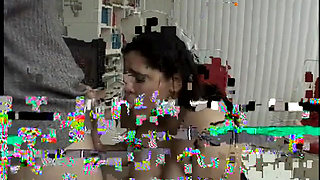 Latina with huge jugs sucks dude's love canon and takes a load on breastzillas