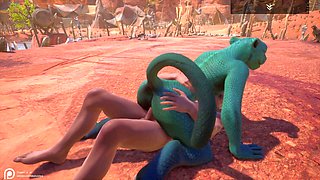 ดราก้อนบอลบลูม่า, reptiles animation, furry hentai