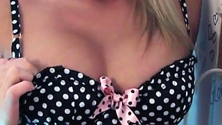 Hot Blonde Teen Robin Truelove Plays with Swinger Couple in the Gloryhole