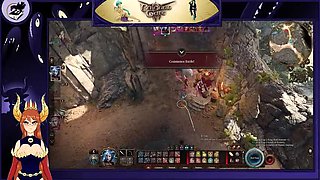 Ebony Elf Lewdness with Small Tits: Baldur's Gate 3 Part 1