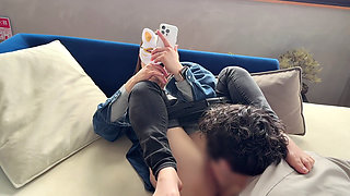 On a Married Woman Fiddling with Her Smartphone