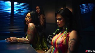 Nicole Kitt's Dark Power in a Uniform Scene