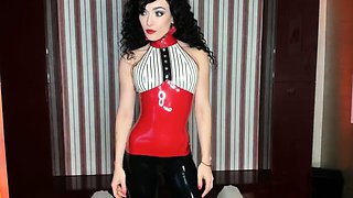 pleasing fetish anal actions with latex and bdsm