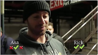 No Pants Subway Ride Challenge With Asa Akira And Subway Creatures
