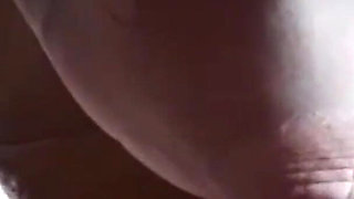 Second View of a MILF Hooded in Nylon, Blindfolded with Duct Tape, Facialized, and Cummed in Mouth