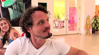 Cherry Blond Small Tit Babe Sucking