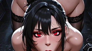 Hentai anime - I was left alone with my friend and told him to spread my legs so he could me