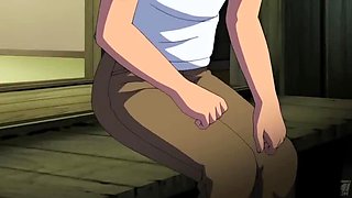 Step Mom and Step Sister Threesome - Uncensored Hentai Blowjob & Creampie