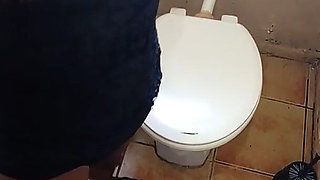 Black Slut Doggystyle and Blowjob White Man in Black Sexy Dress
