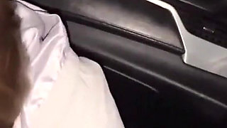Creampie in My Pussy and Fucked in My Butthole After Sucking Him in the Car