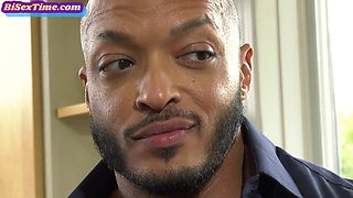 Hot bisexuals love fucking in threesome with slutty babe