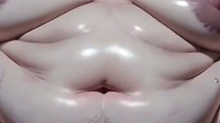 Massive SSBBW in Tight Rope Bondage - Moaning and Struggling in Heat