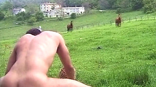 Mature Blonde MILF Stretched Wide in Outdoor Hardcore Pounding