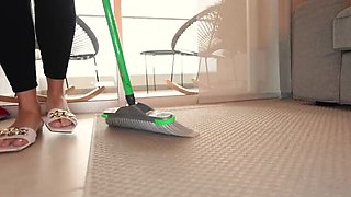 MILF Bi seduces teen maid into threesome with plumber - EmaRibeiro fantasy fuck