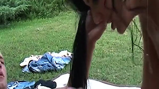 First Time Threesome Fuck Deep and Wet with Horny Girls and Cumshot Compilation